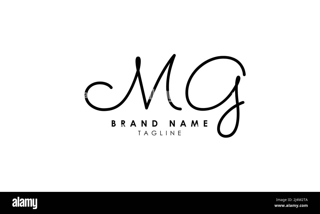 GM or MG Monogram Initial Logo  Initials logo, ? logo, Monogram initials