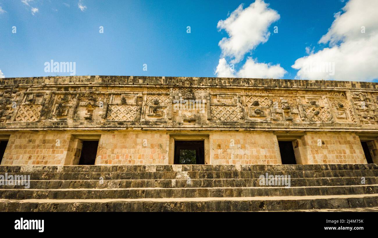 Mayan ruins in méxico. Uxmal Stock Photo