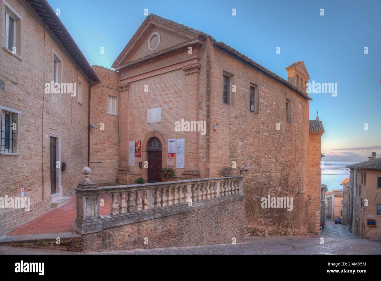 Urbino, Italy, October 1, 2021 Church of Saint Paolo in Urbino, Italy