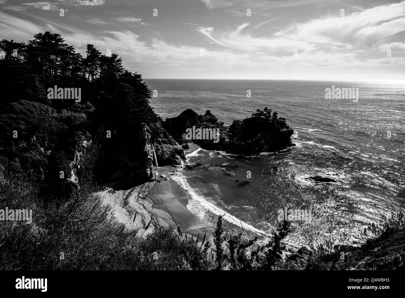 McWay Falls, Big Sur California Stock Photo - Alamy