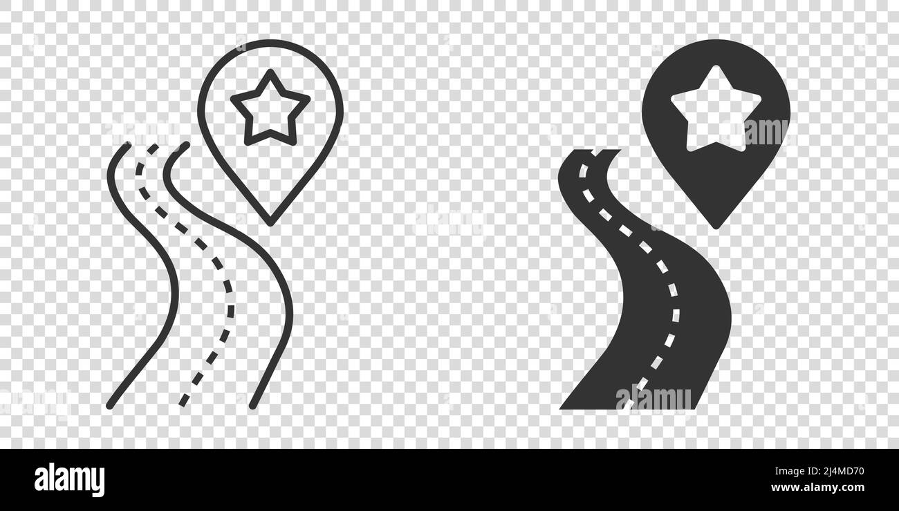 Map pin icon in flat style. gps navigation vector illustration on white ...