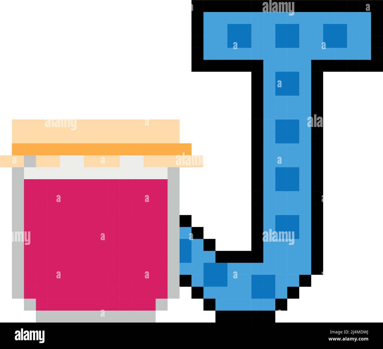 J is for jam Stock Vector Images - Alamy
