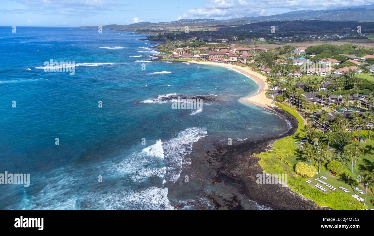 Island coast, Koloa, Kauai, Hawaii Stock Photo Alamy