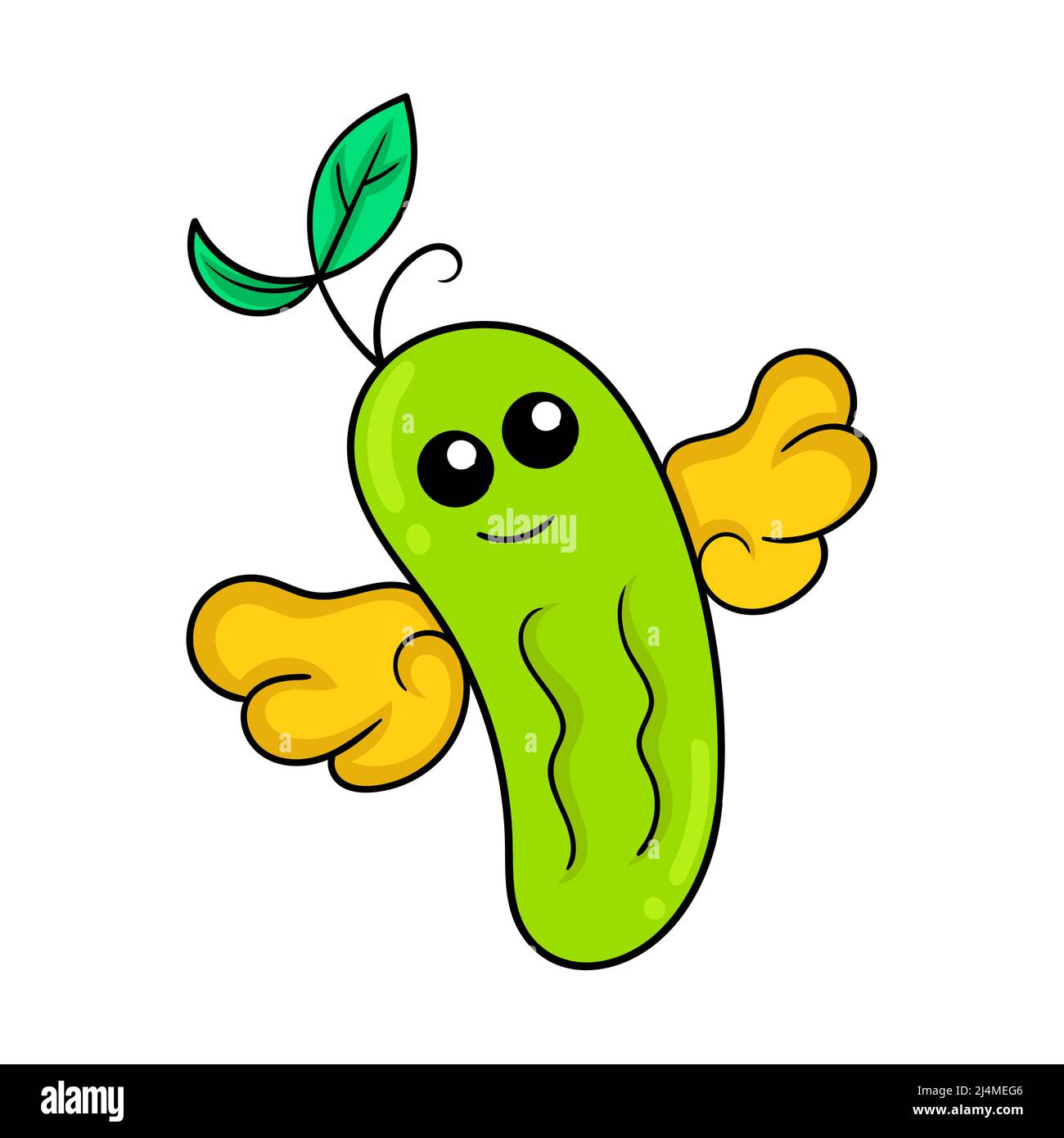 cute faced bitter gourd Stock Vector Image & Art - Alamy