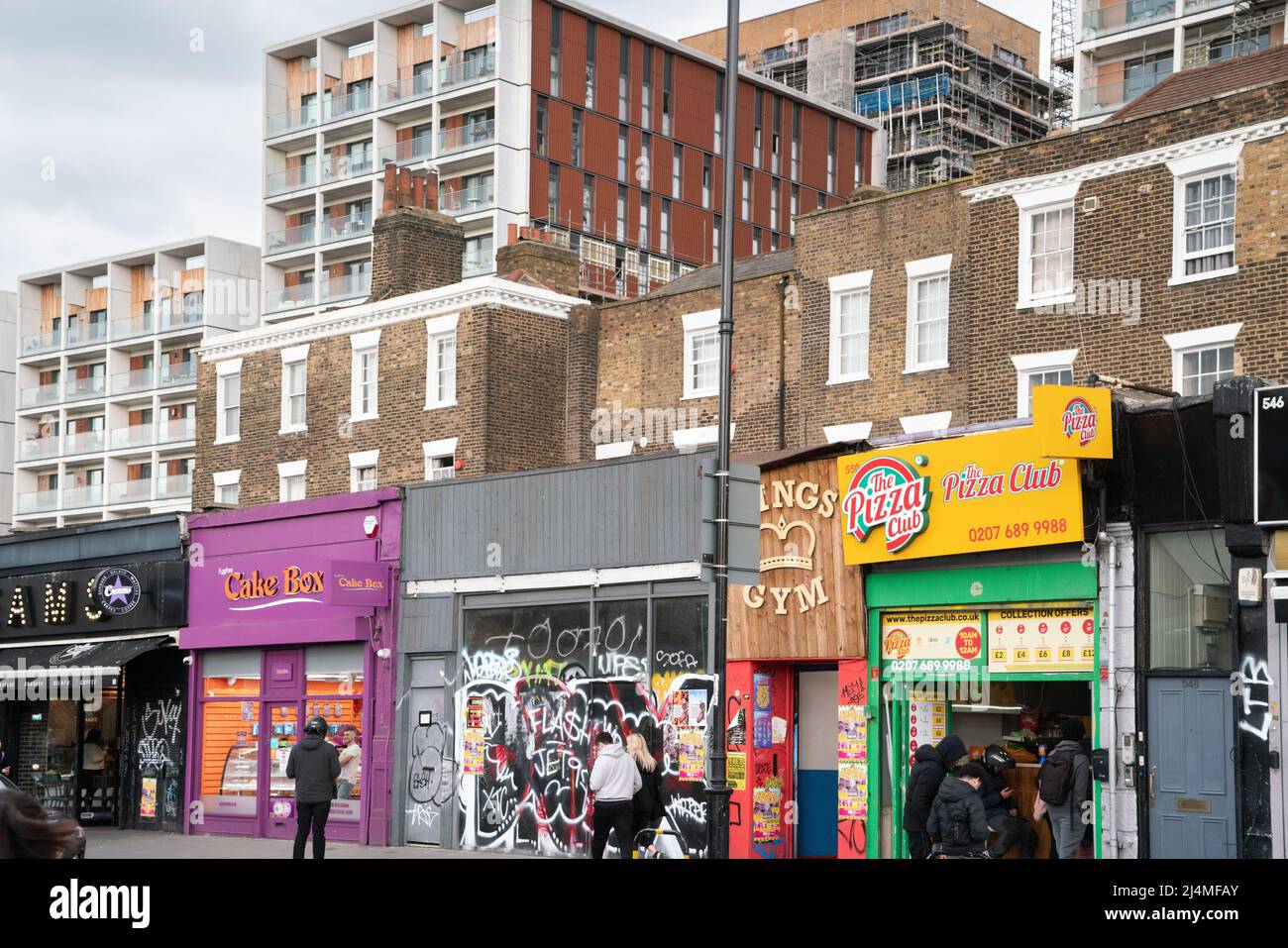 Kingsland road, Dalston Junction, hackney, london, england Stock Photo