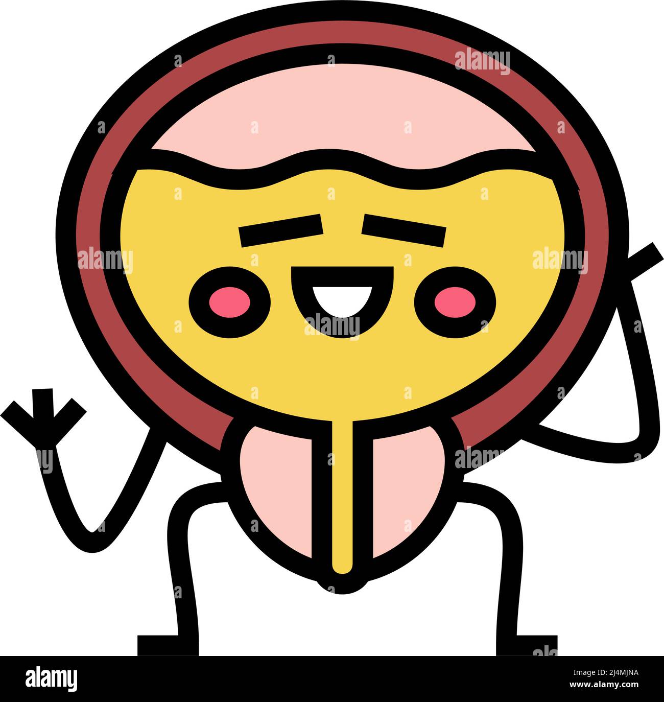 bladder healthcare color icon vector illustration Stock Vector Image ...