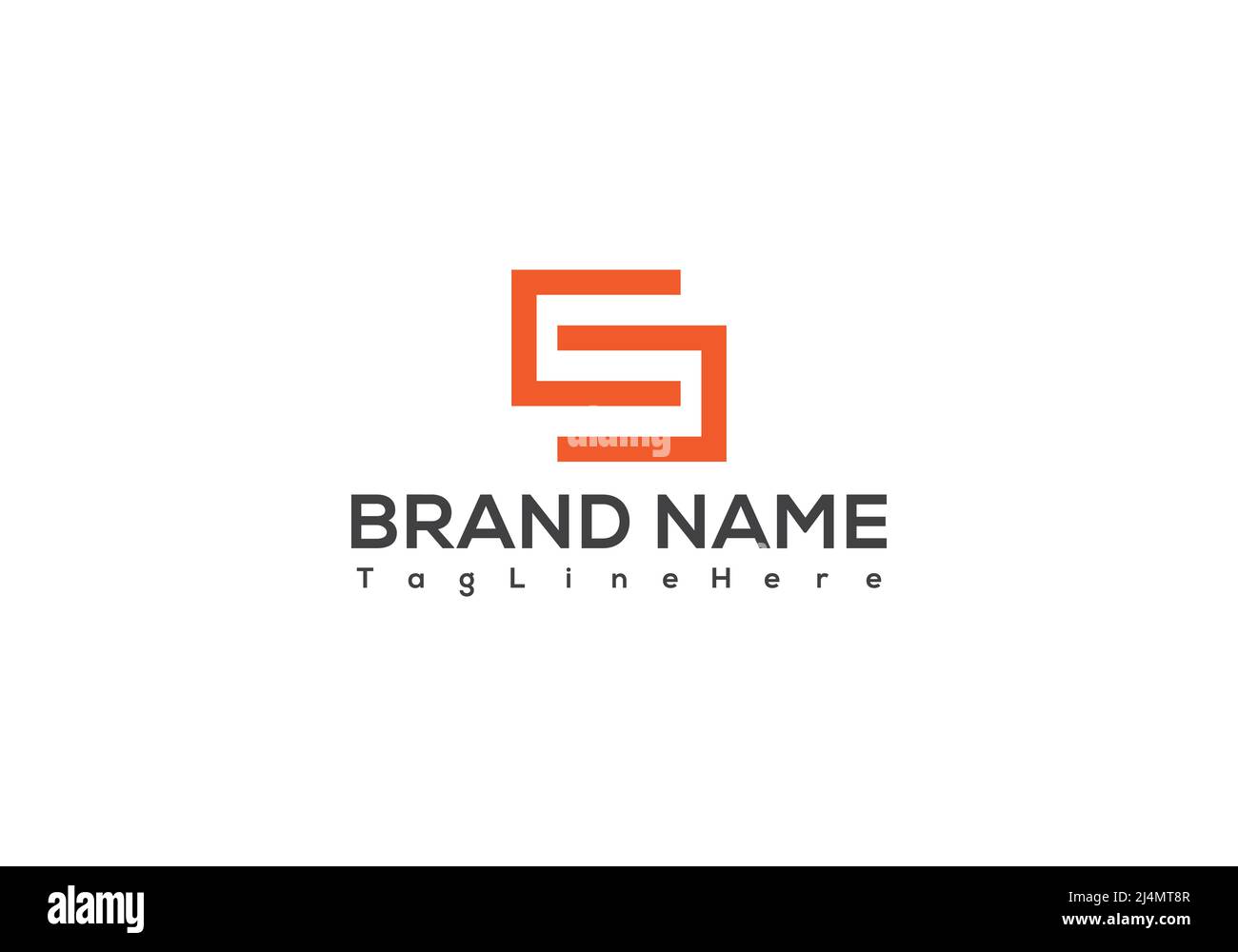 S letter logo design and S minimalist logo Stock Vector