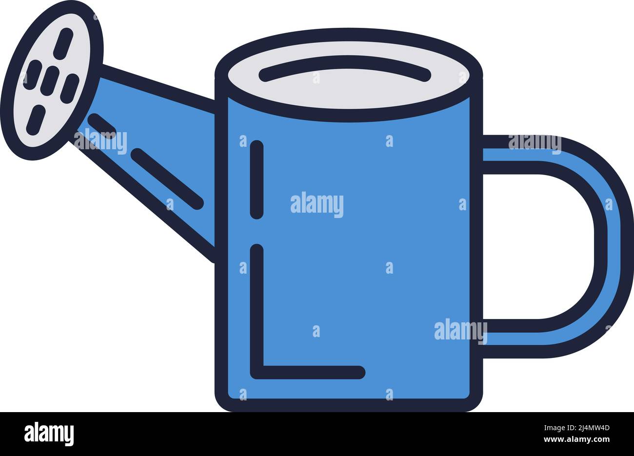 Pouring water with can Stock Vector Images Alamy