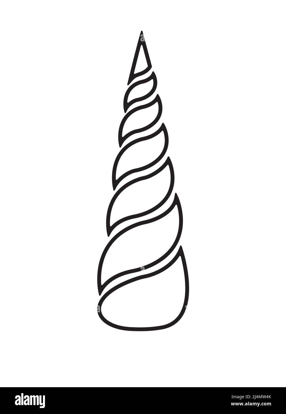 unicorn horn cut out stock images pictures alamy