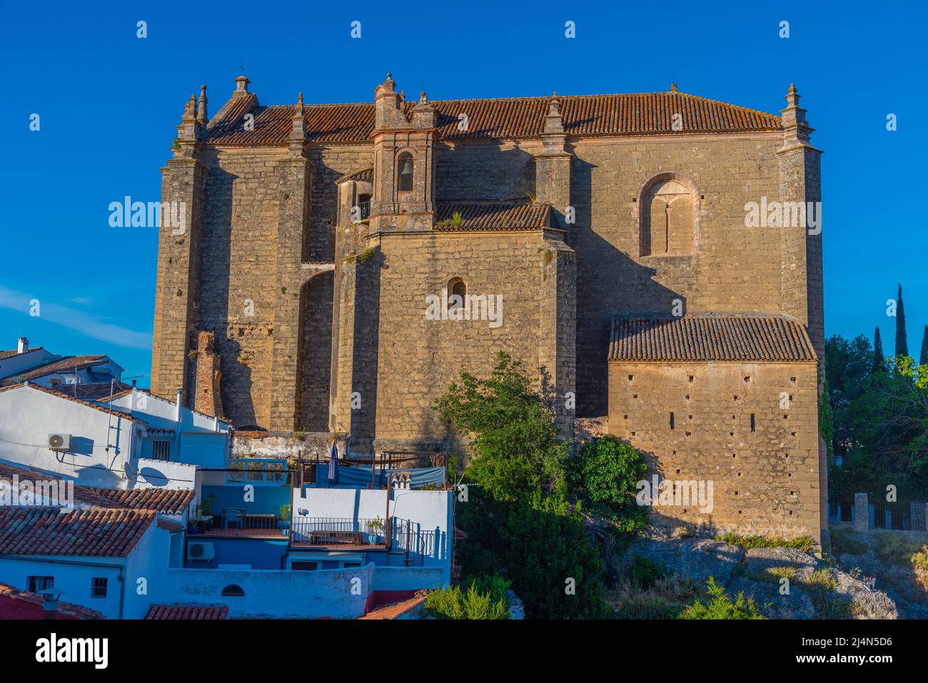 Holy ghost church in Spanish town Ronda Stock Photo - Alamy