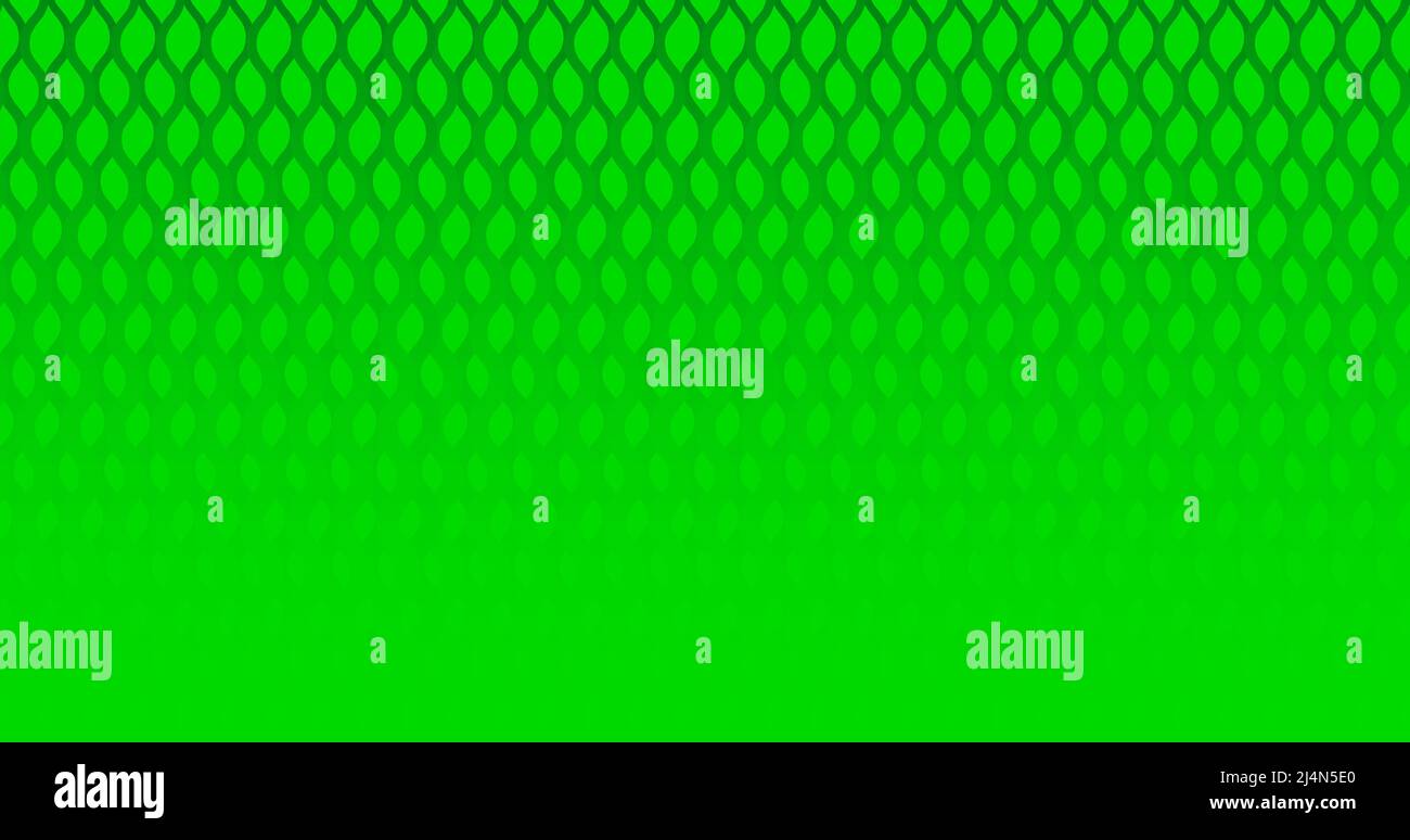 Green waves abstract vector background. Horizontal backdrop for ecology or nature design. Stock Vector