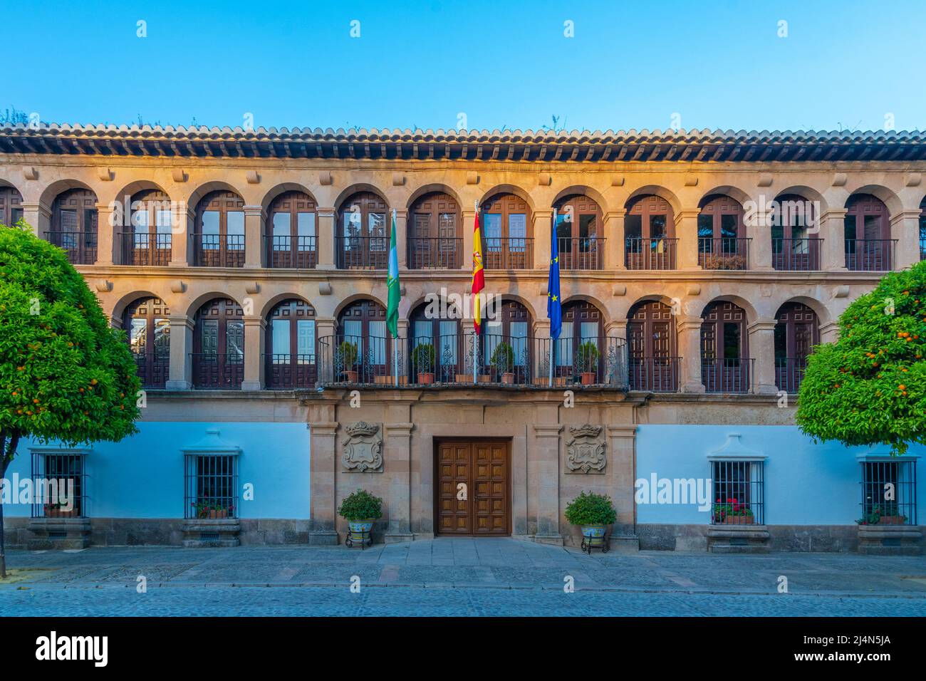 Town hall at Spanish town Ronda Stock Photo Alamy