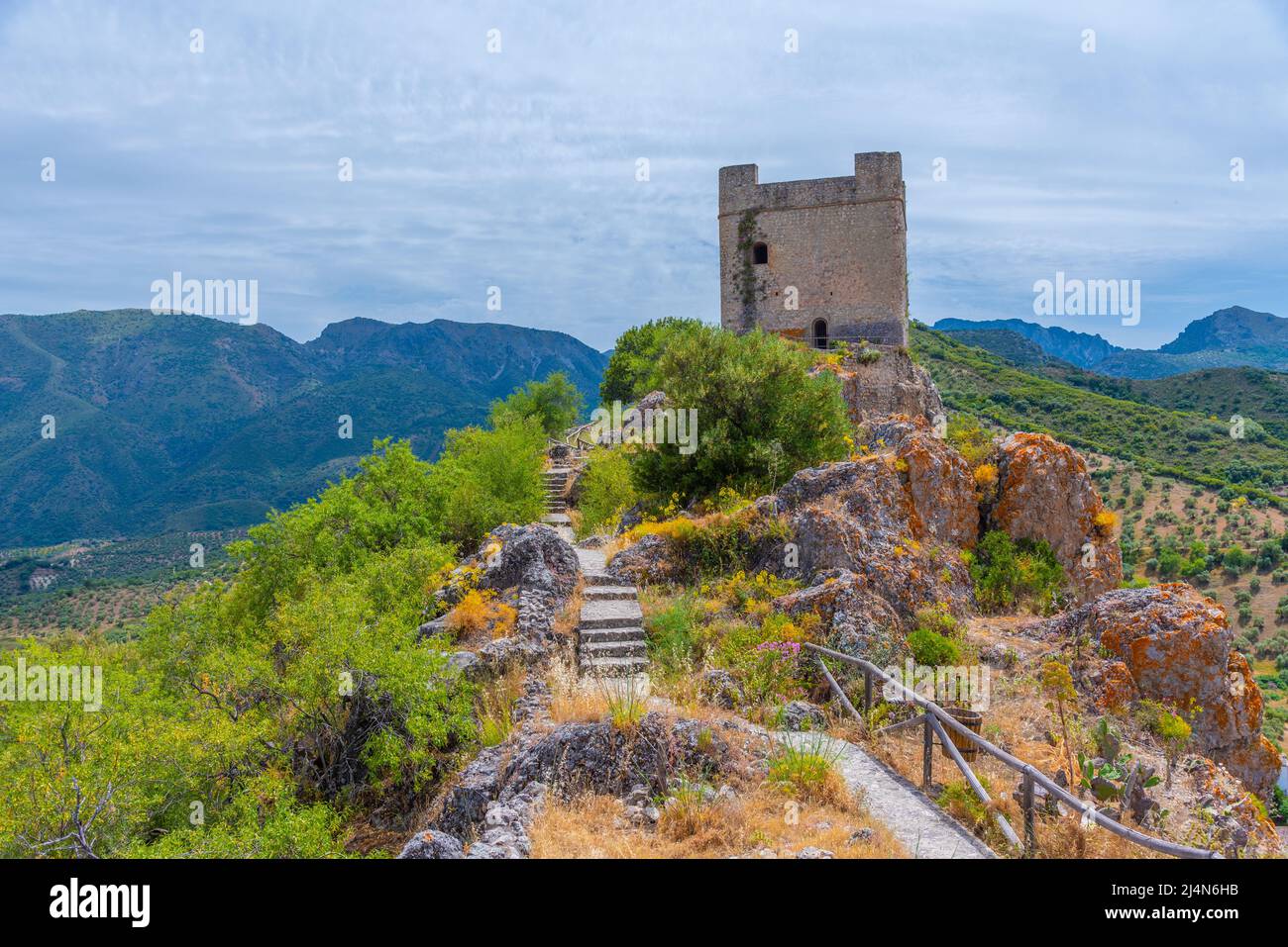 Fortress tower zahara de la hi-res stock photography and images - Alamy