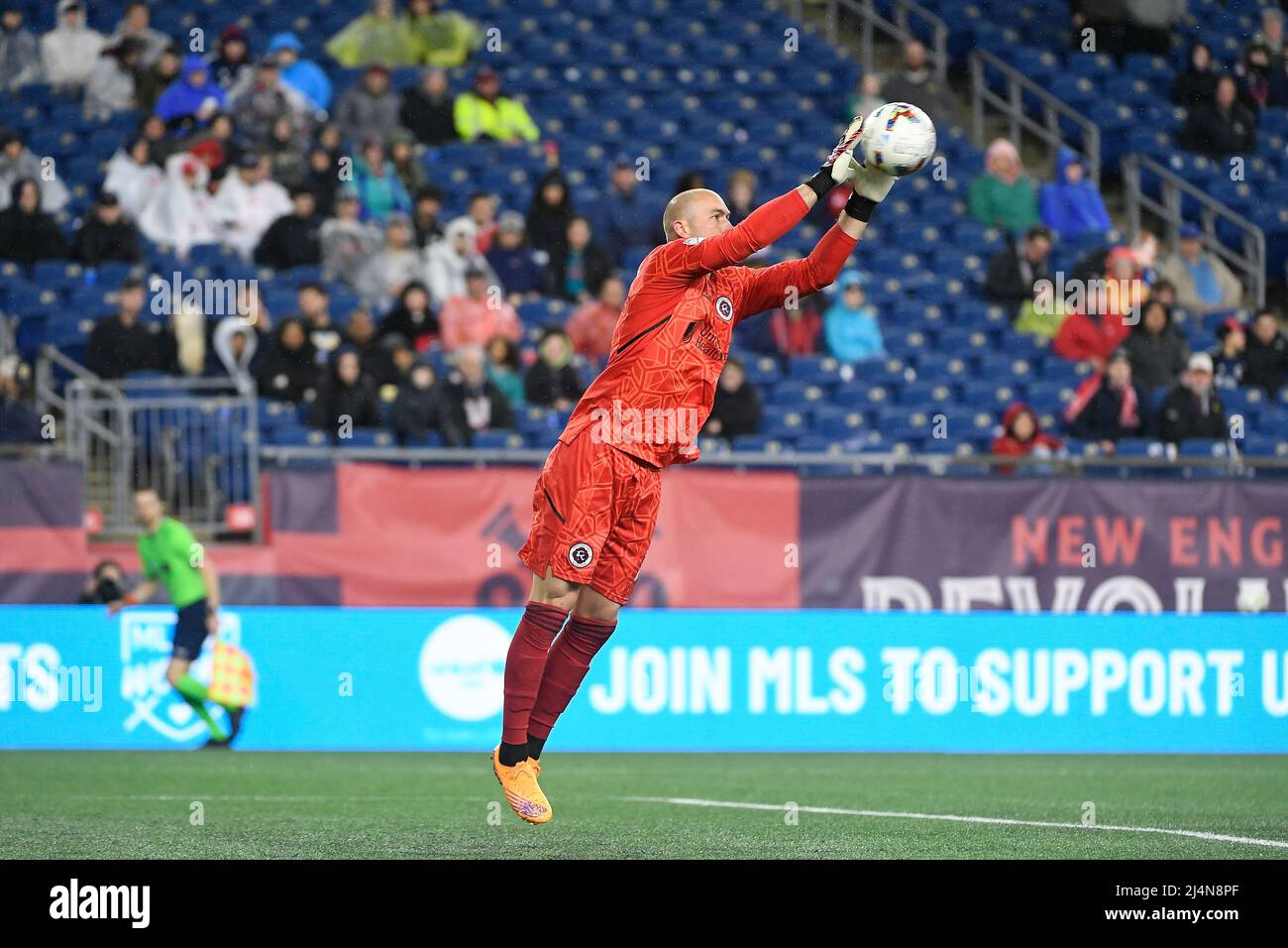 New england revolution goalkeeper be quiet hi-res stock