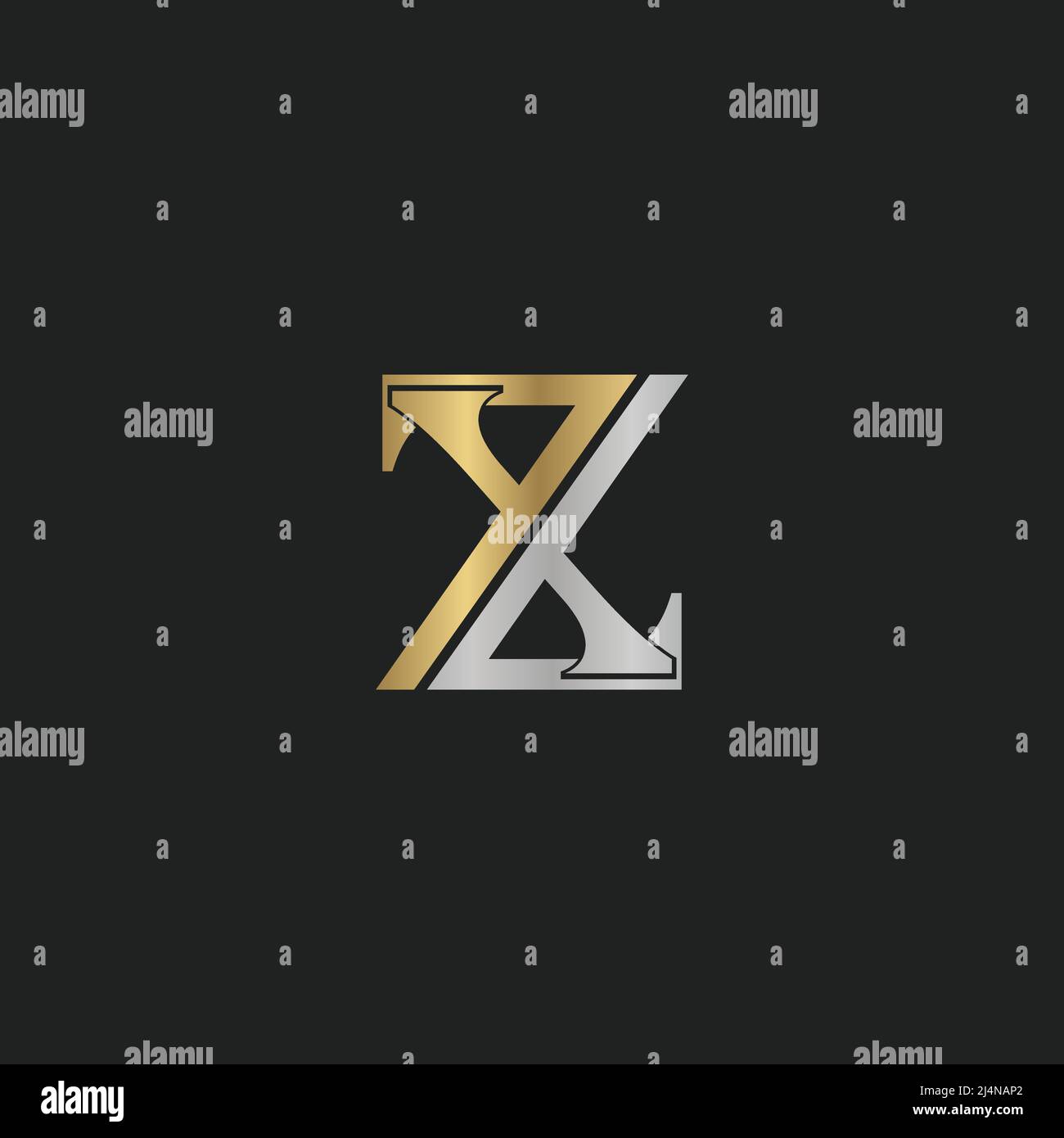 Alphabet Initials Logo ZX XZ Z And X Stock Vector Image Art Alamy