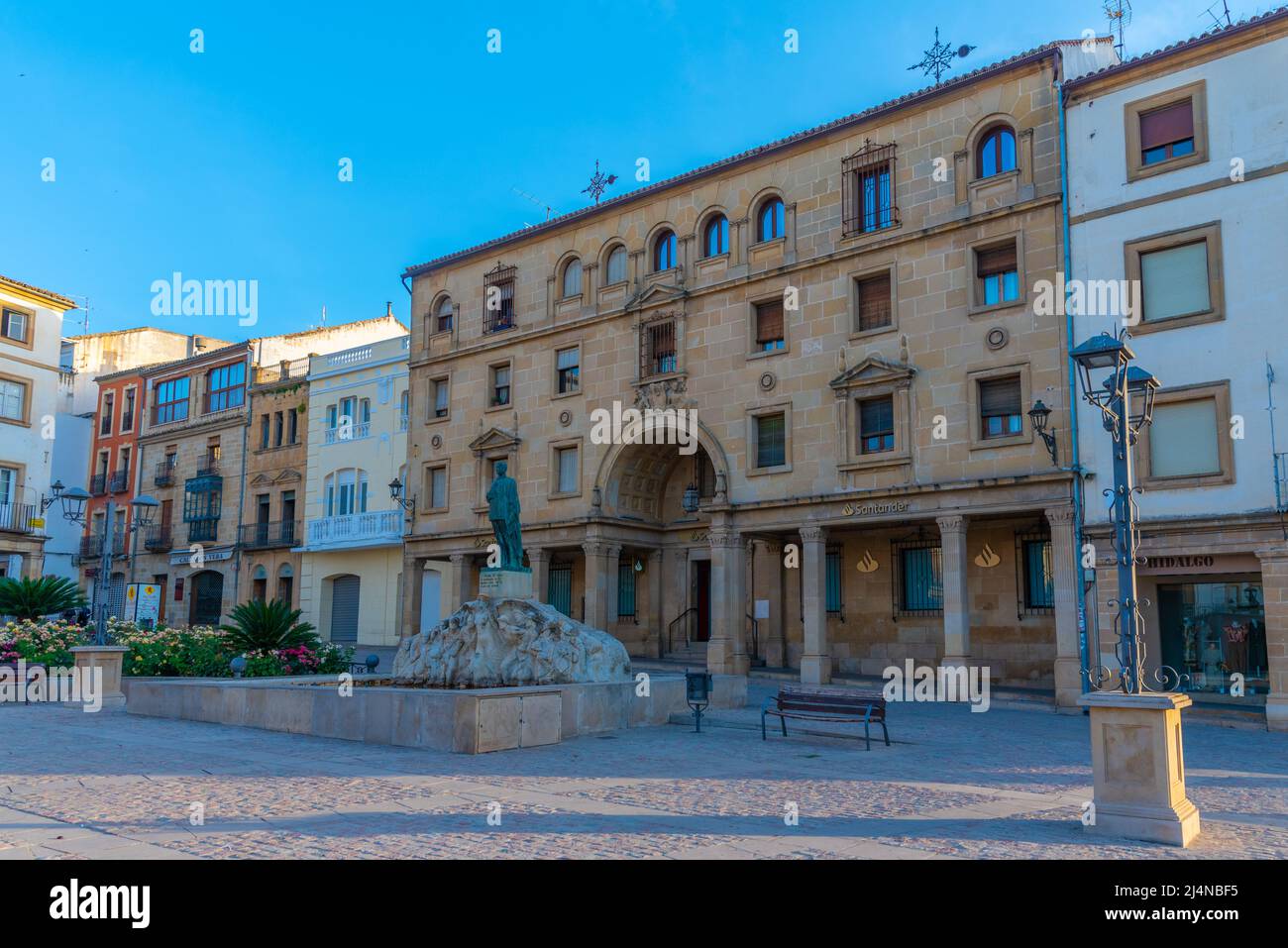 Plaza de Andalucia square at Ubeda, Spain Stock Photo
