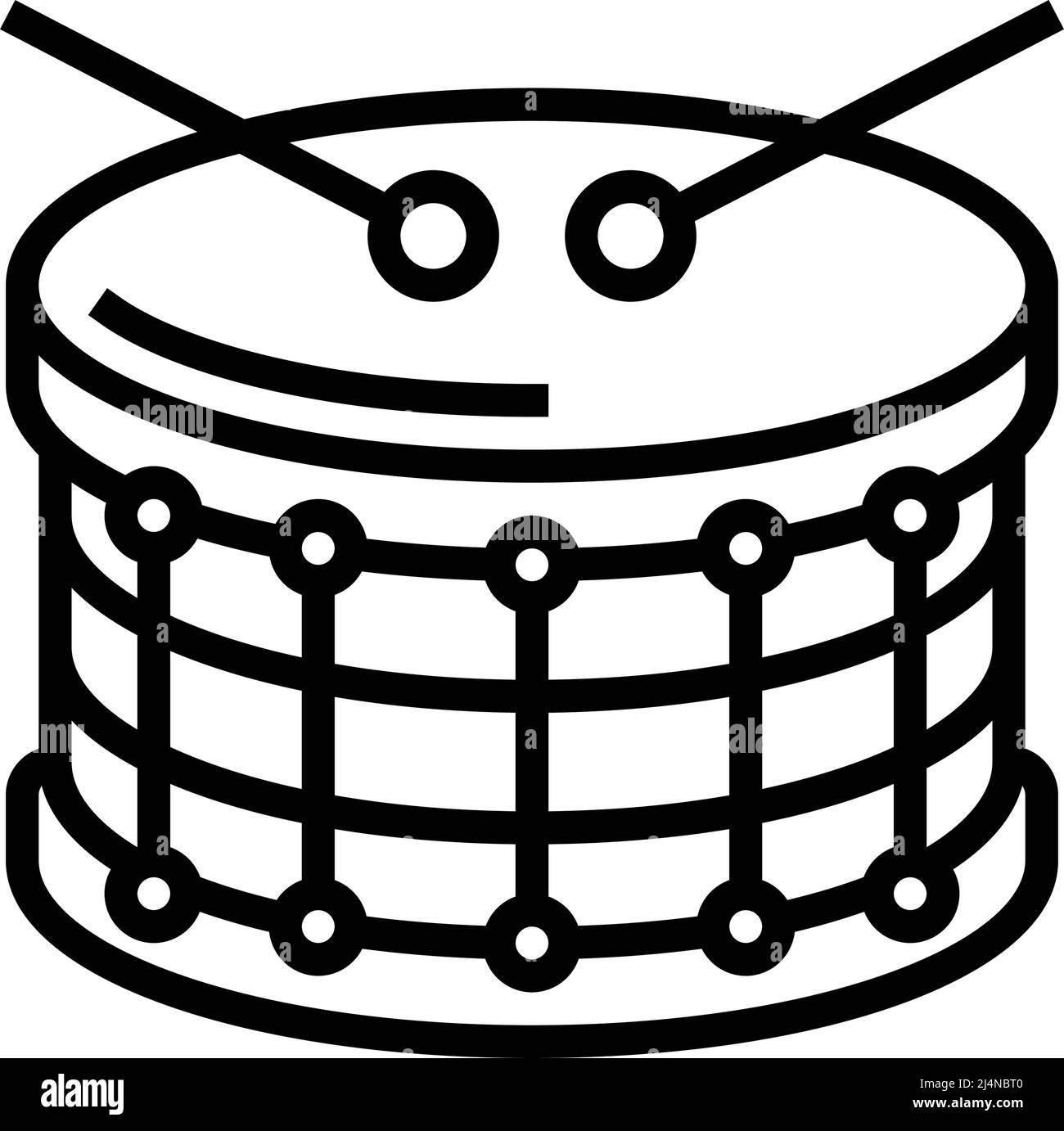 drum music line icon vector illustration Stock Vector Image & Art - Alamy