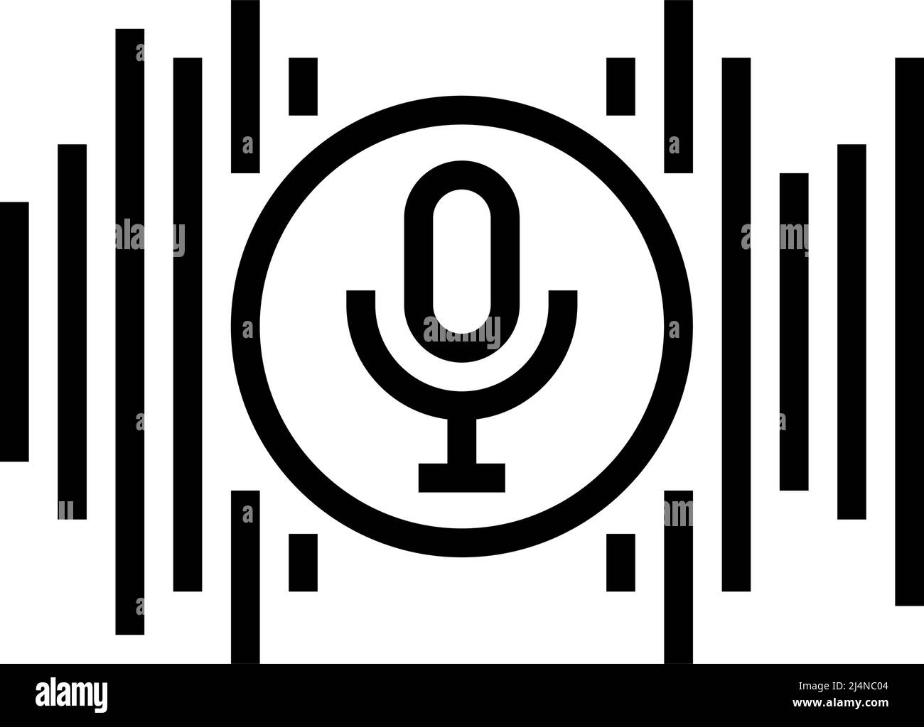 audio music line icon vector illustration Stock Vector Image & Art - Alamy