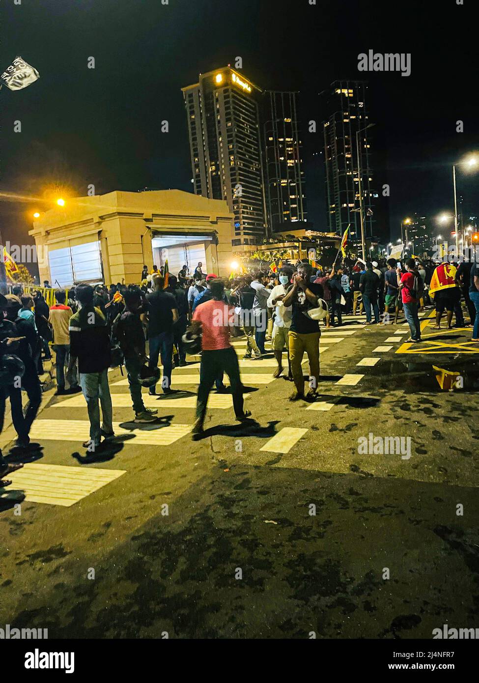 The protest at the Galle Face Green continued for the 9th consecutive ...