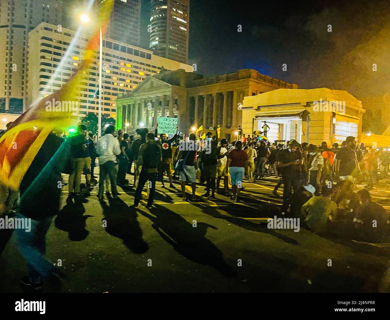 The protest at the Galle Face Green continued for the 9th consecutive ...