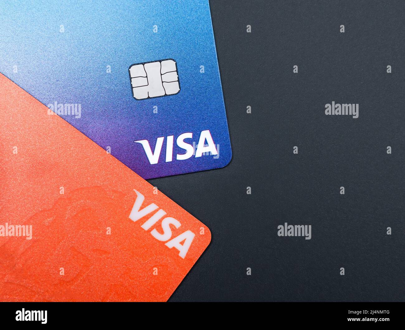 Visa cards two hi-res stock photography and images - Alamy