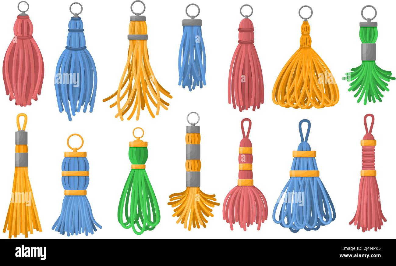 Tassel fringe Stock Vector Images Alamy
