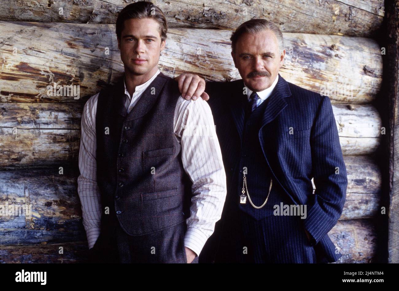 ANTHONY HOPKINS and BRAD PITT in LEGENDS OF THE FALL (1994), directed by EDWARD ZWICK. Credit: TRISTAR PICTURES / Album Stock Photo