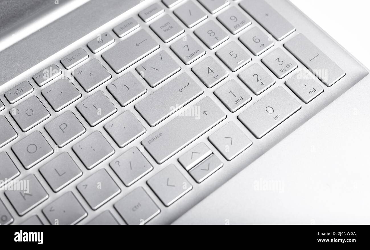 Grey laptop hi-res stock photography and images - Alamy