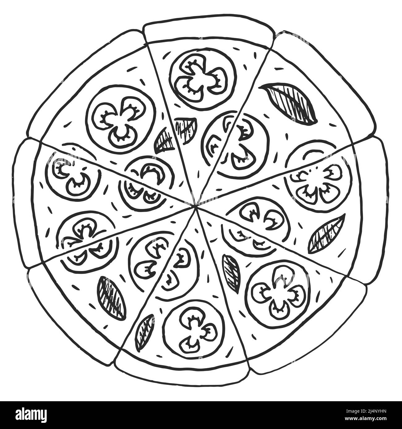 Pizza vintage Black and White Stock Photos & Images - Alamy