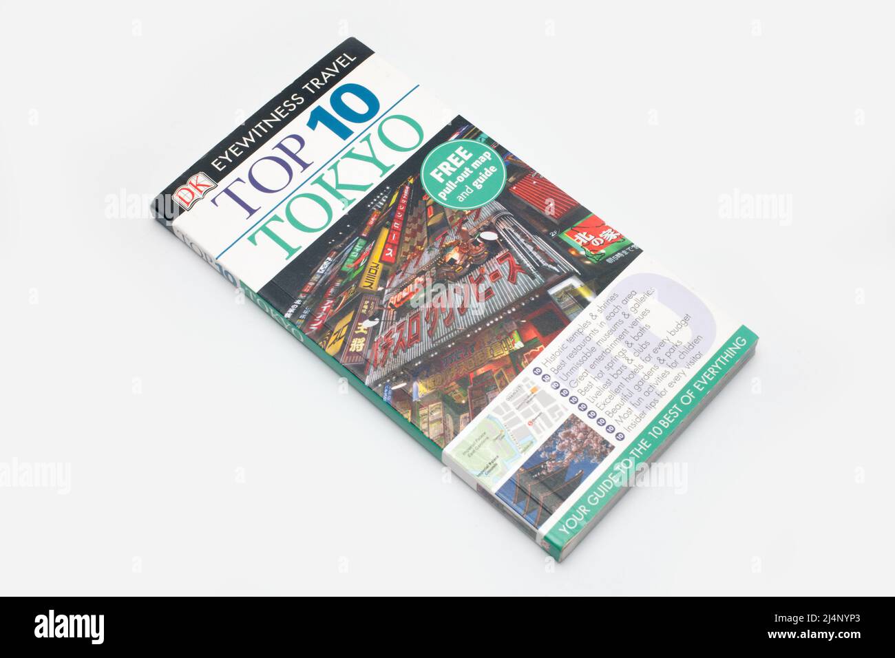 The book, Top 10 Tokyo by Eyewitness Travel Stock Photo