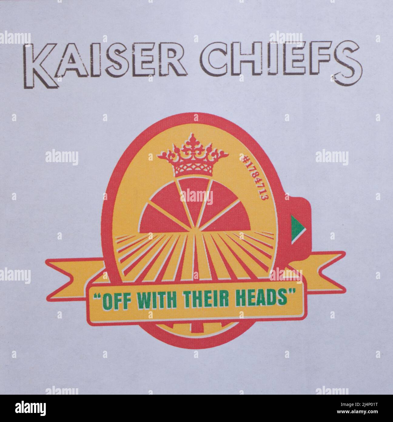 The CD album cover to Off with their heads by The Kaiser Chiefs Stock Photo