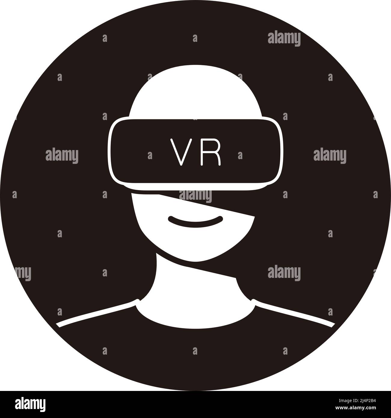 Metaverse Virtual Reality Concepts. 360 degrees view, Future technology concept. Stock Vector