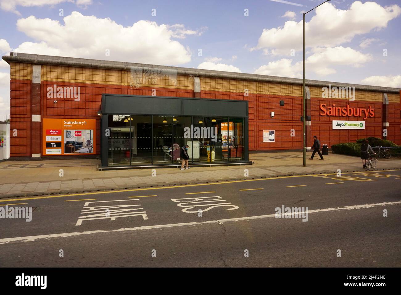 Sainsbury's Supermarket in Hendon, London, United Kingdom Stock Photo