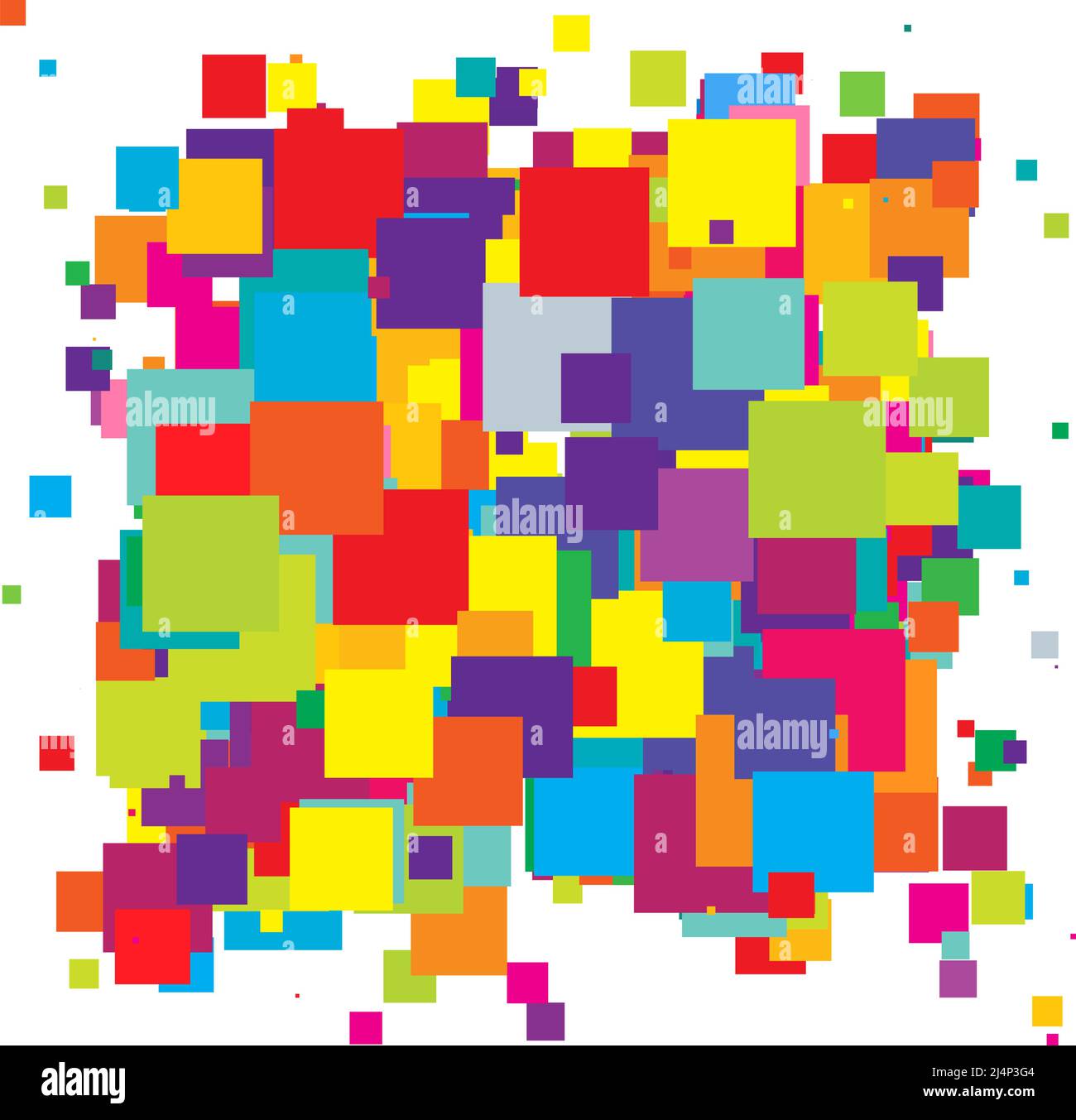 Abstract overlapping squares pattern vector illustraiton. Stock vector ...