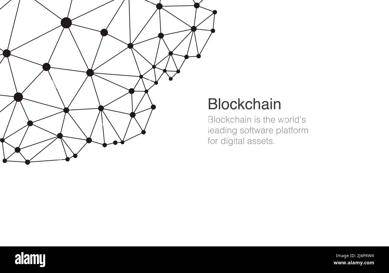 Block chain vector vectors hi-res stock photography and images - Alamy