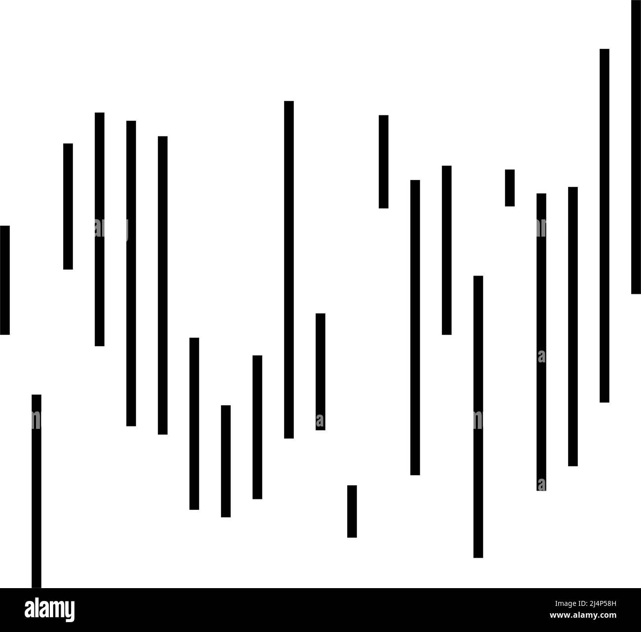 Random lines, stripes vector element. Stock vector illustration, clip ...
