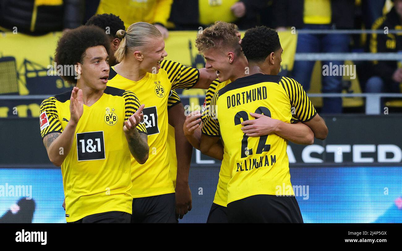 City Of Dortmund, Deutschland. 16th Apr, 2022. firo : April 16, 2022,  Fuvuball, 1st Bundesliga, season 2021/