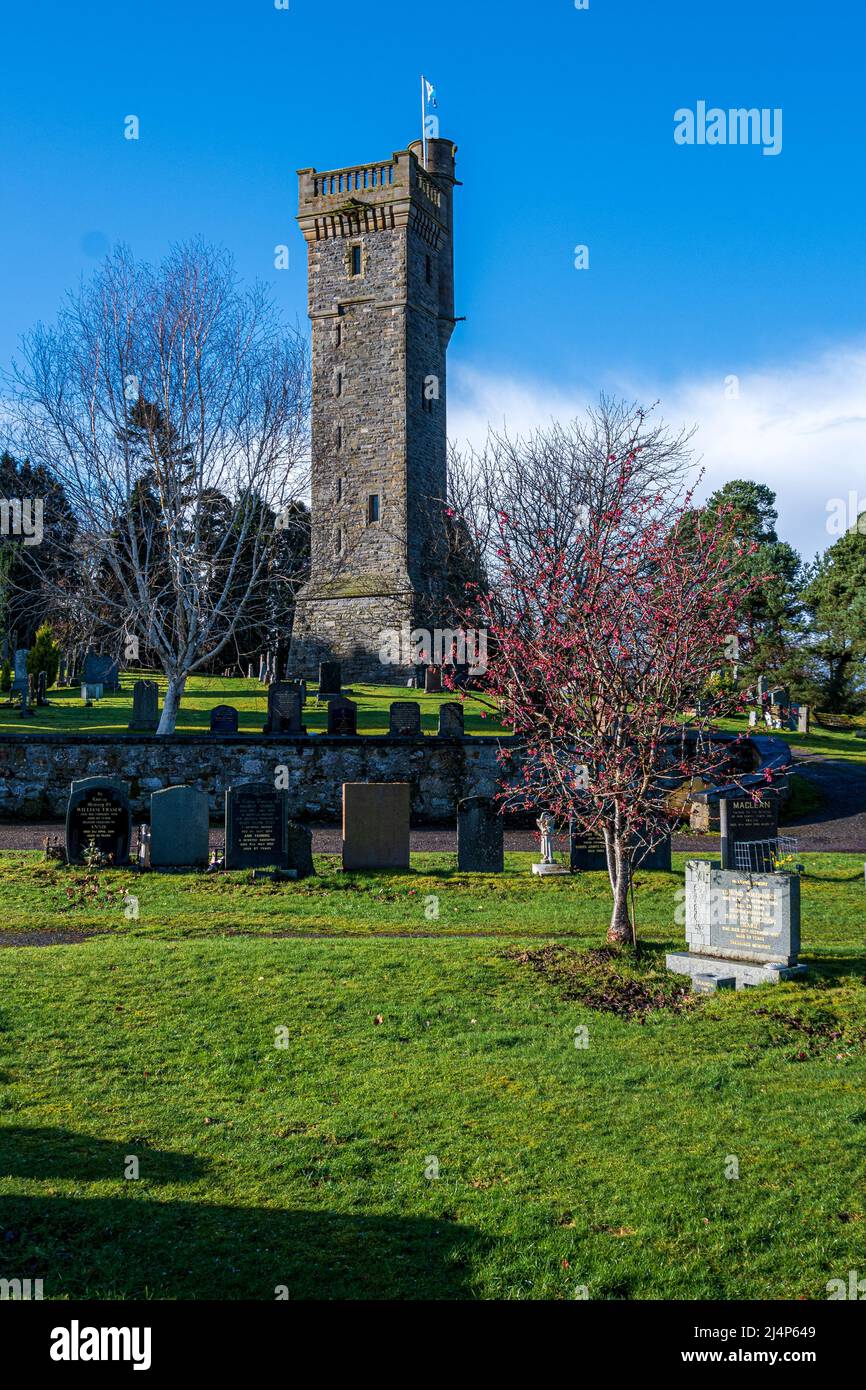 Hector Macdonald Memorial, Dingwall, Scotland Stock Photo