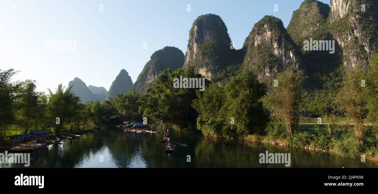 Karst Landscape in Guilin, China Stock Photo