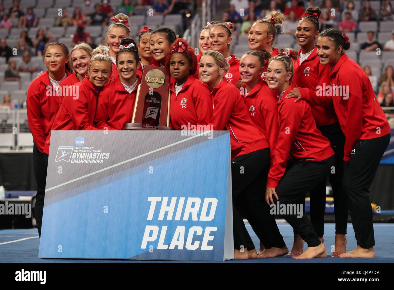 Fort Worth, Texas, USA. 16th Apr, 2022. University of Utah celebrates