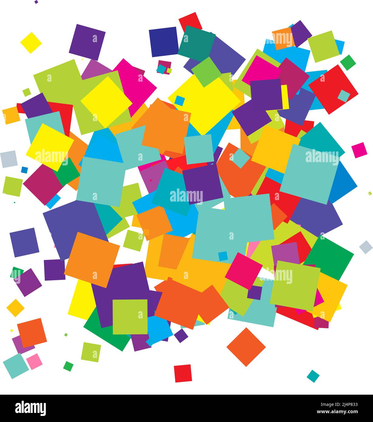 Abstract overlapping squares pattern vector illustraiton. Stock vector ...