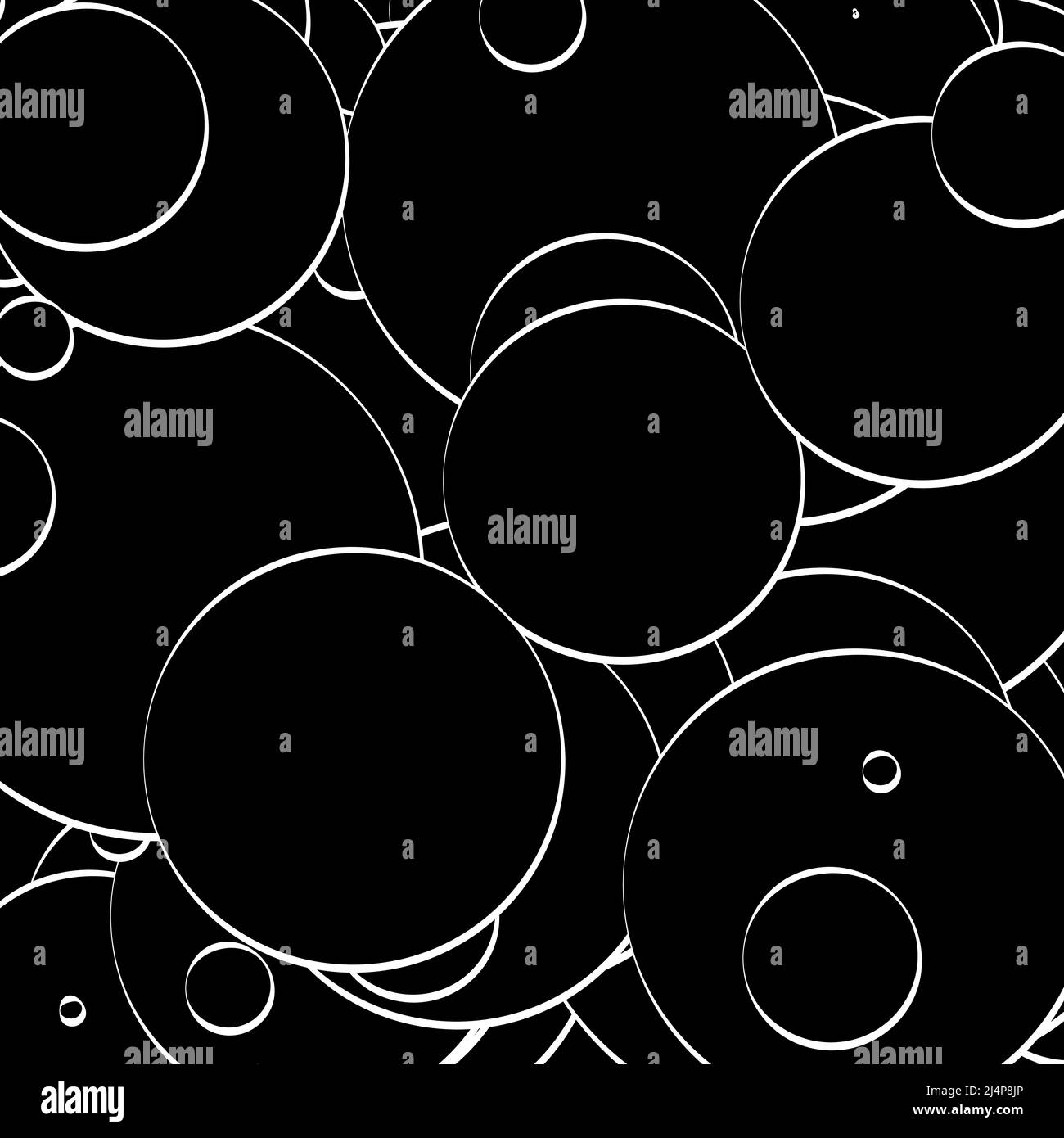 Abstract overlapping circles pattern vector illustraiton. Stock vector ...