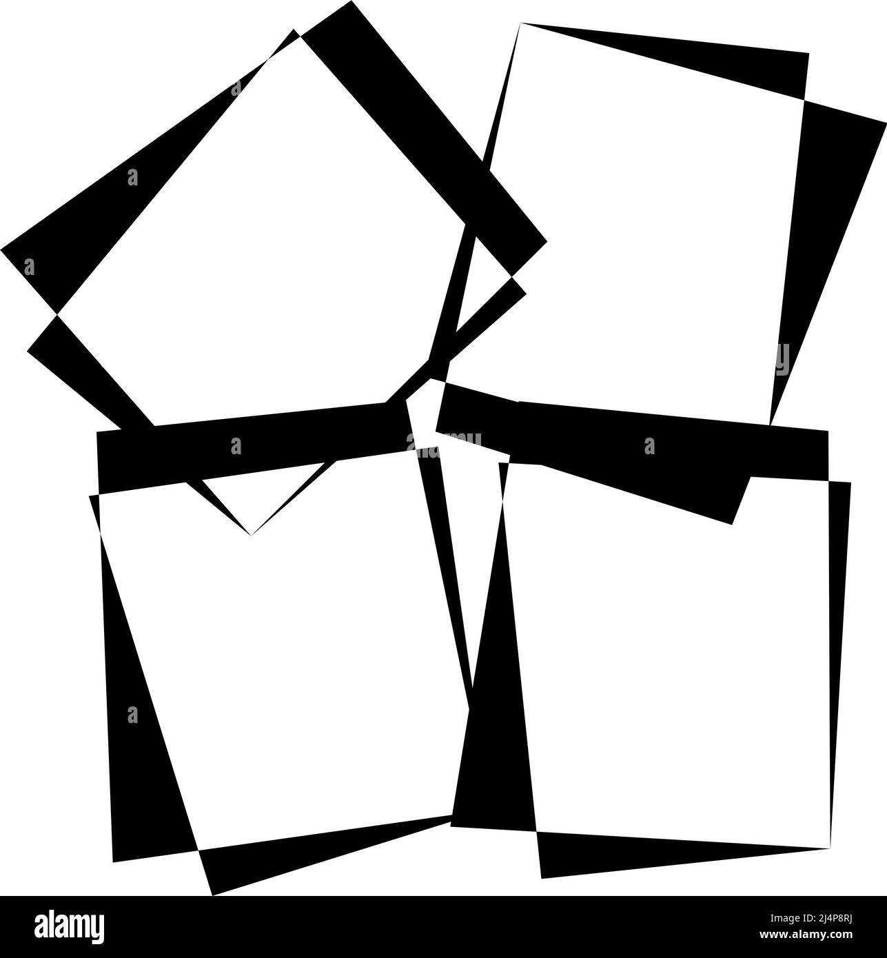 Random abstract geometric vector element. Stock vector illustration ...