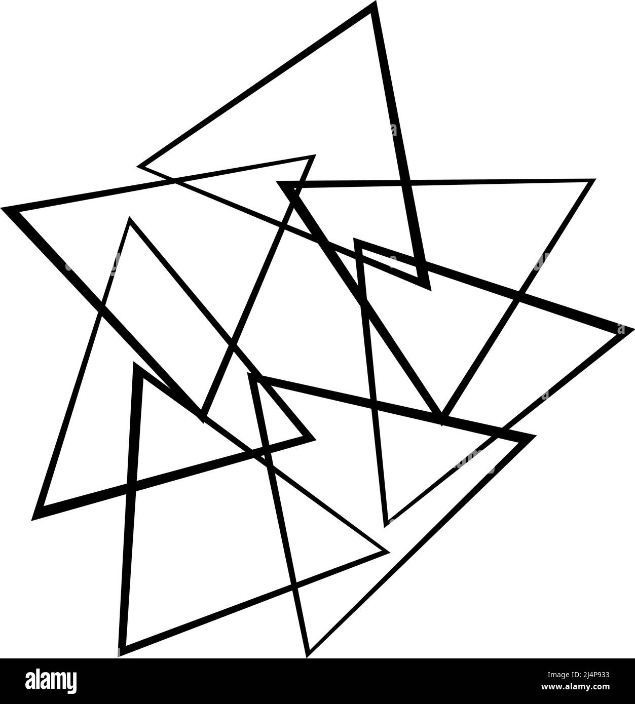 Random abstract geometric vector element. Stock vector illustration ...