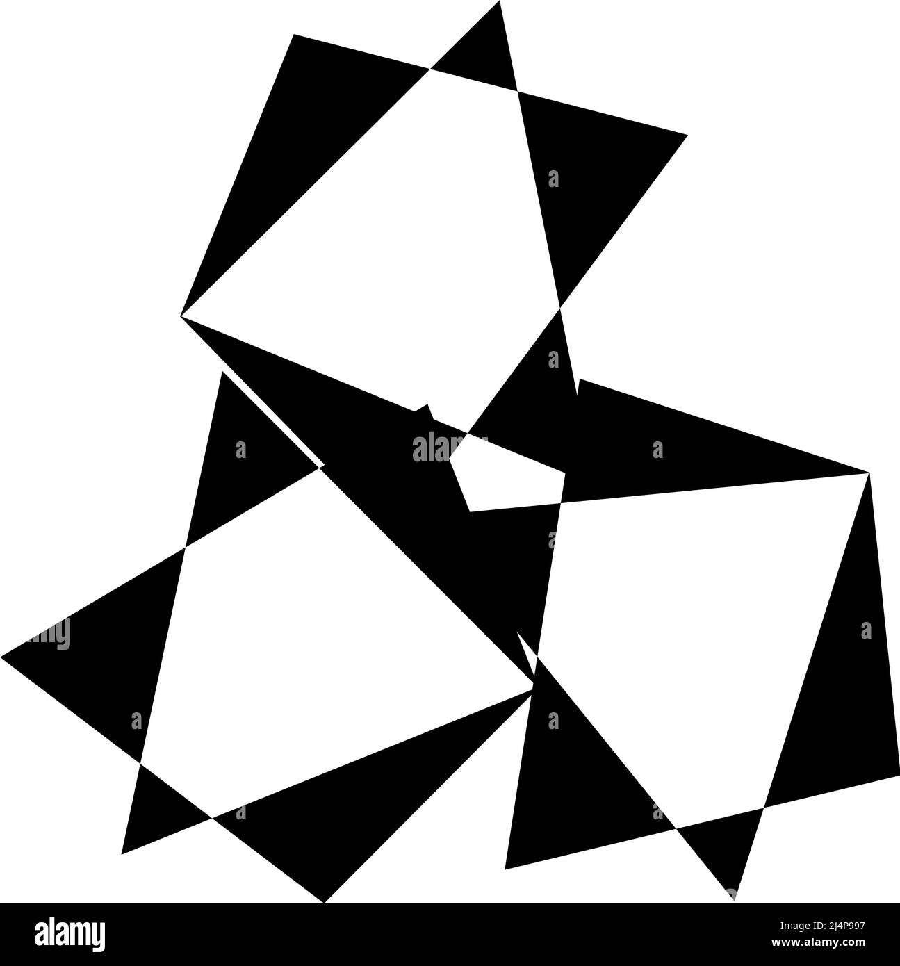Random abstract geometric vector element. Stock vector illustration ...