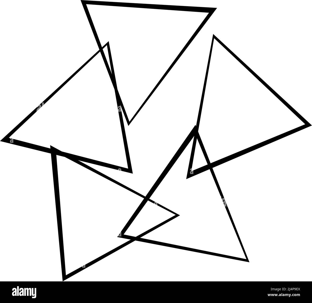 Random abstract geometric vector element. Stock vector illustration ...