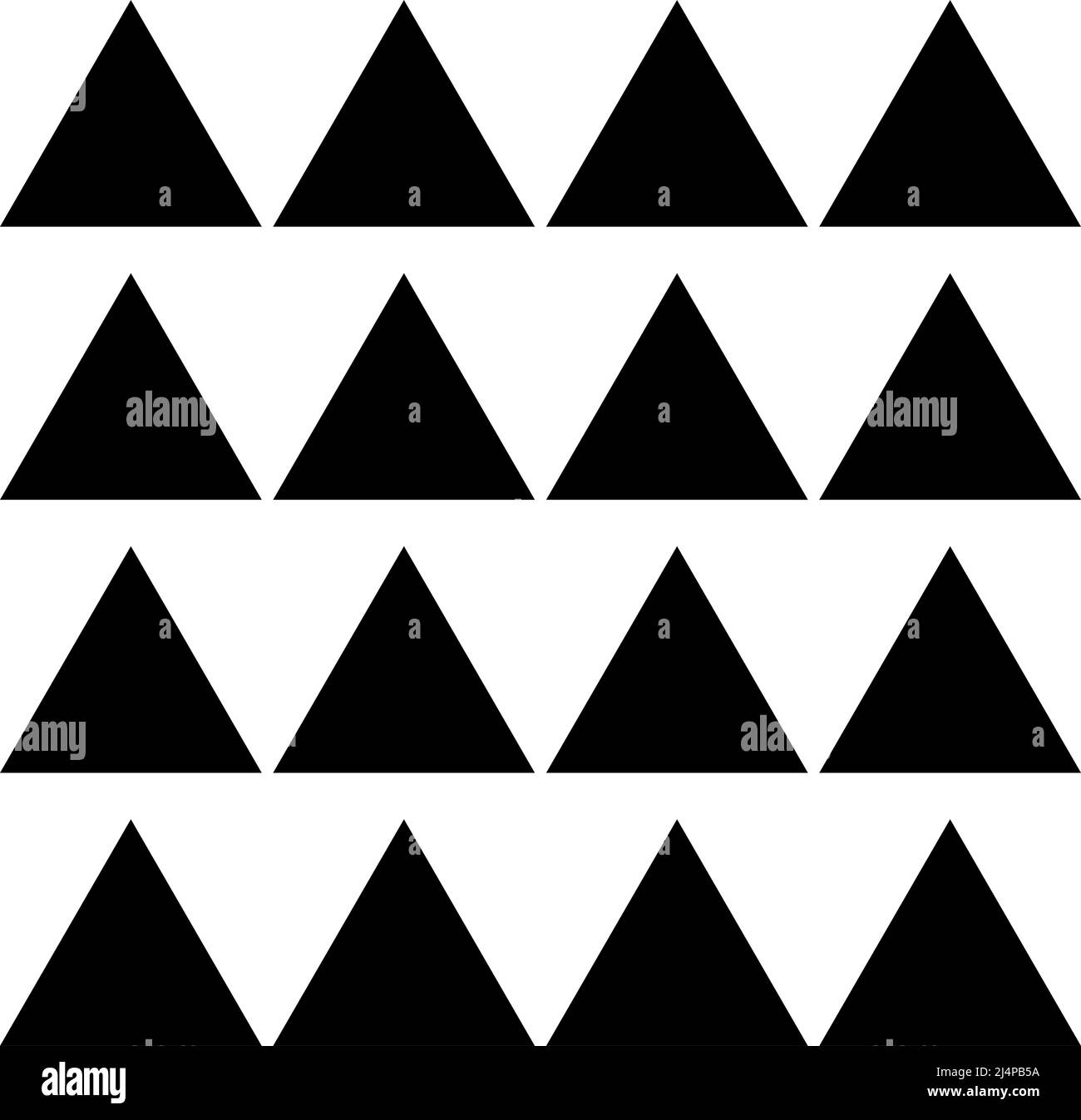 Triangle basic shape mosaic repeatable pattern, texture and background ...