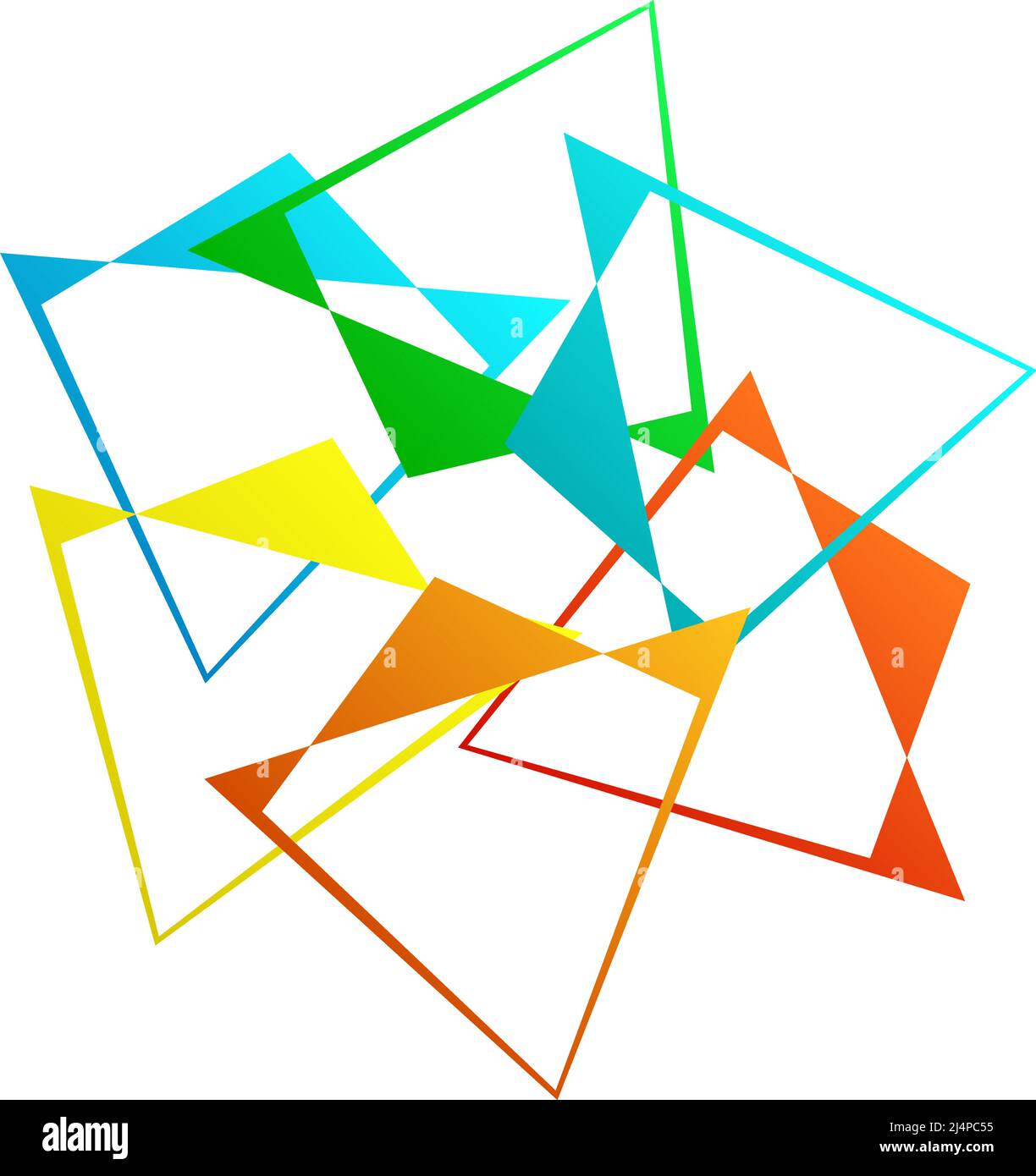 Random abstract geometric vector element. Stock vector illustration ...