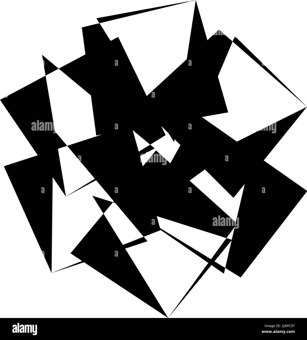 Random abstract geometric vector element. Stock vector illustration ...