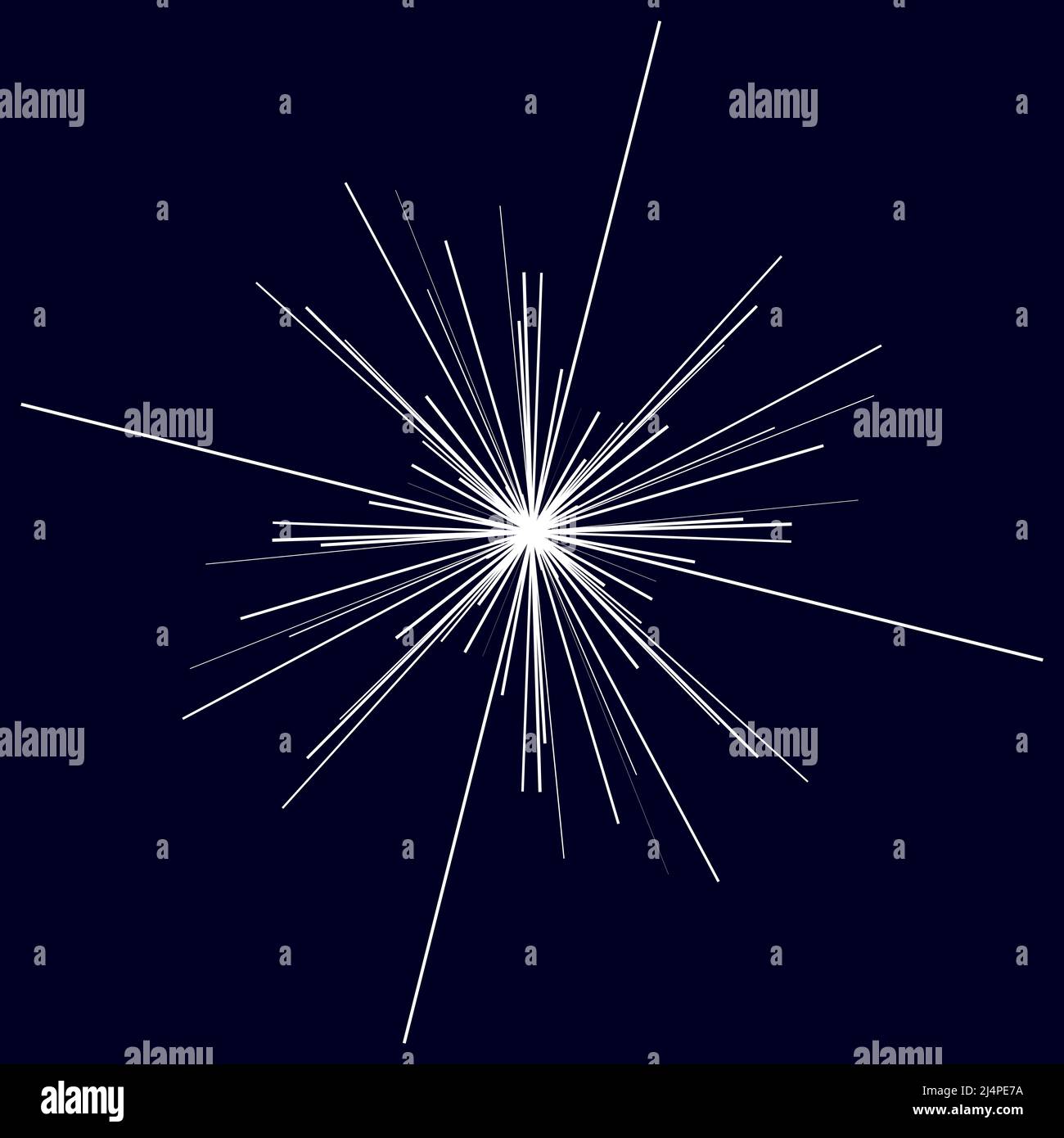 Vector Radiating Ray Random radiating lines. Starburst, sunburst stripes. Beams, rays ...